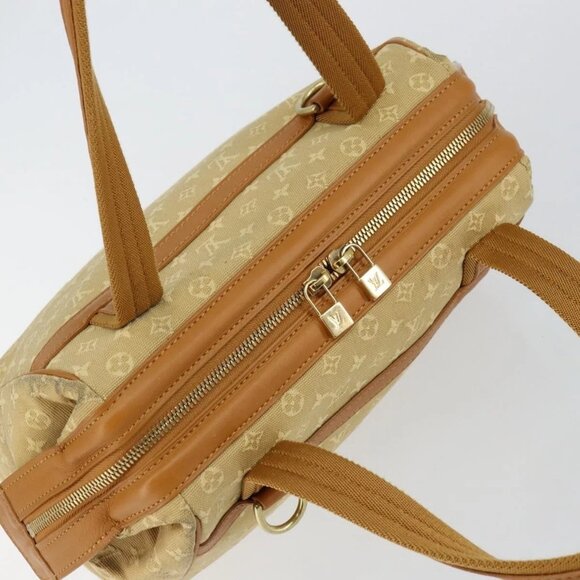 LOUIS VUITTON Monogram Mini Josephine PM Hand Bag Beige - Picture 7 of 15
